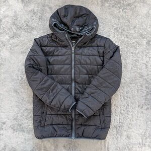 Under Armour Pronto Puffer Jacket Full Zip Hooded Water Repellent Mid Weight